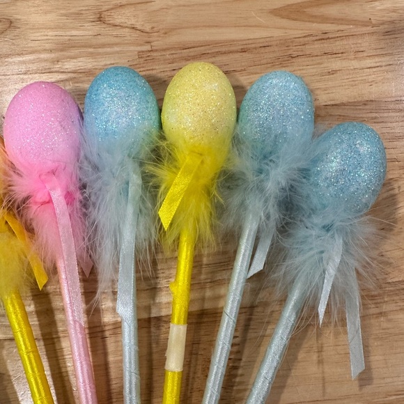 Easter Decorations Colorful Eggs On Sticks - Picture 5 of 7